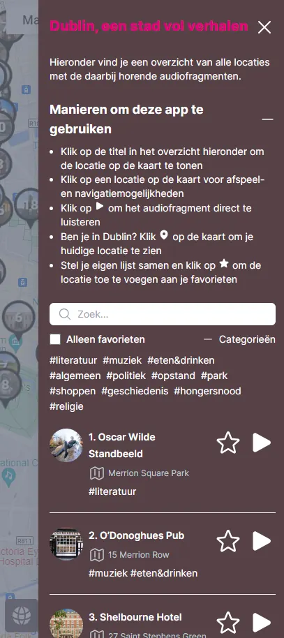 Chapter view mobile